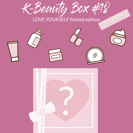 K-BEAUTY BOX LOVE YOURSELF #18 PREMIUM - limited edition