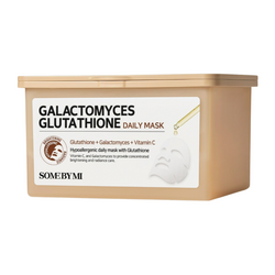 Zestaw masek w płachcie z filtratem z drożdży Galactomyces 30 szt. (Galactomyces Glutathione Daily Mask 30pc) Some By Mi