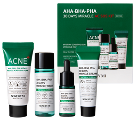 Zestaw miniatur na wypryski (AHA-BHA Miracle AC SOS Kit) SOME BY MI