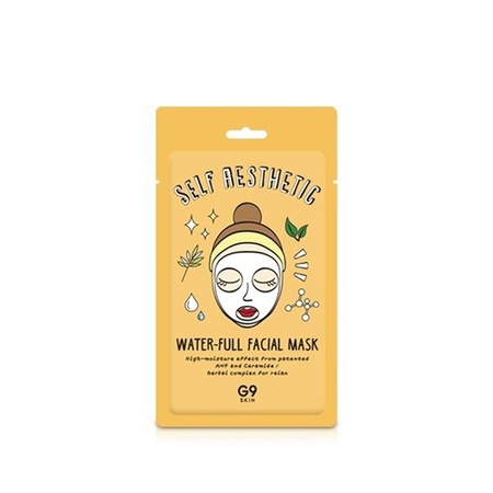 Intensywnie nawilżająca maseczka w płachcie (Self Aesthetic waterfull facial mask) G9Skin