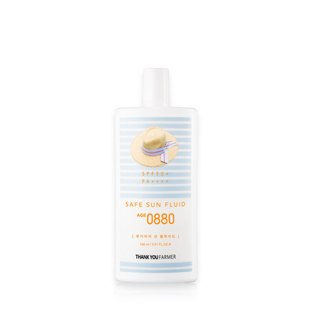 Emulsja przeciwsłonecza SPF50+ PA++++ (Safe Sun Fluid Age 0880 SPF50+ PA++++) Thank You Farmer