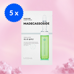 ŁAGODZĄCA MASKA W PŁACHCIE PIĘCIOPAK (MASCURE RESCUE SOLUTION SHEET MASK) MISSHA