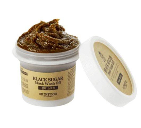 Zmywalna maseczka z czarnym cukrem (Black Sugar Mask Wash Off) Skinfood