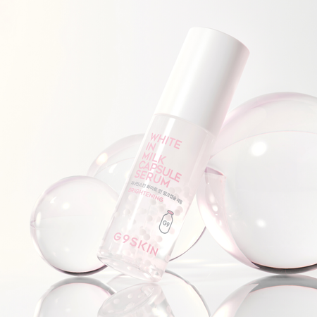 Serum wygładzające i rozjaśniające przebarwienia (White In Milk Capsule Serum) G9Skin