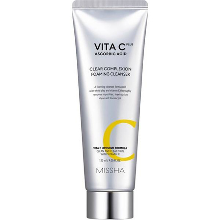 PIANKA OCZYSZCZAJĄCO-ROZŚWIETLAJĄCA - uszkodzone opakowanie (VITA C PLUS FOAMING CLEANSER) MISSHA