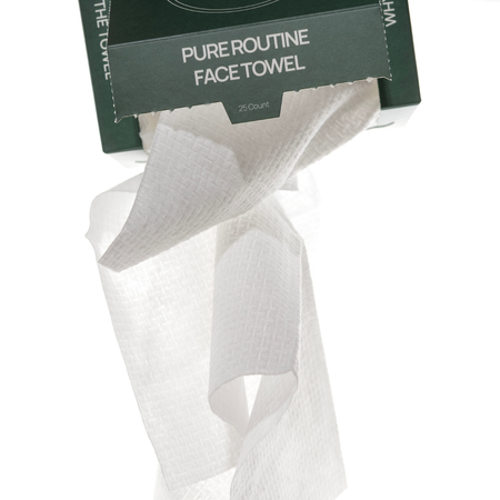 Jednorazowe ręczniki do twarzy 25 szt. (PURE ROUTINE FACE TOWEL) Bueno