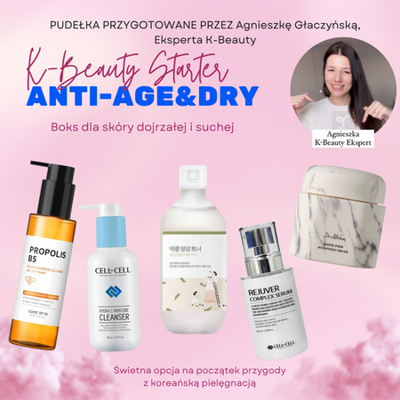 Zestaw startowy dla skóry dojrzałej i suchej (K-Beauty Starter Anti-Age & dry)