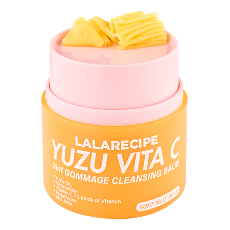 Balsam oczyszczający z witaminą C (Yuzu Vita C 3in1 Gommage Cleansing Balm) Lalarecipe