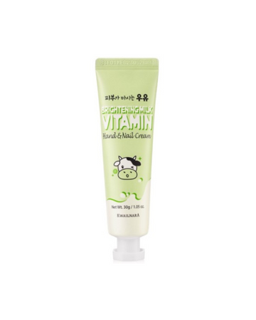 Rozjaśniający krem do rąk i paznokci z witaminami (Brightening Milk Vitamin Hand & Nail Cream) Kwailnara