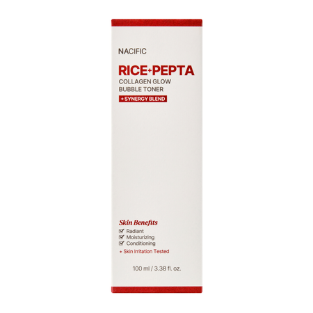 Kolagenowy tonik w piance (Rice Pepta Collagen Glow Bubble Toner 100ML) Nacific