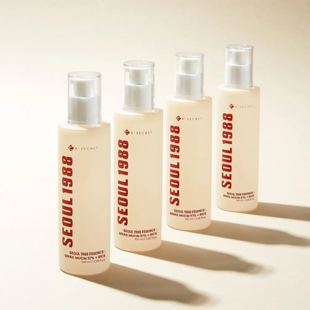 Esencja ze śluzem ślimaka i ekstraktem z ryżu (KSecret Seoul 1988 Essence: Snail Mucin 97% + Rice) KSecret Seoul 1988