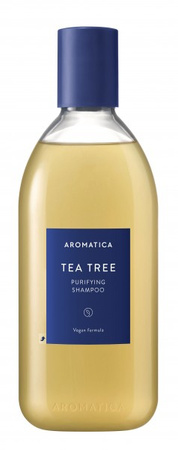 Szampon do włosów z ekstraktem z drzewa herbacianego (Tea Tree Purifying Shampoo 400ml) Aromatica