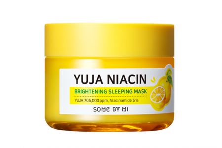 Rozjaśniająca maska na noc (Yuja Niacin 30 Days Miracle Brightening Sleeping Mask) SOME BY MI