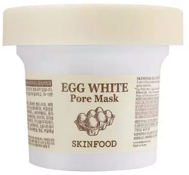 Zmywalna maseczka z białkiem jaja kurzego (Egg White Pore Mask) Skinfood