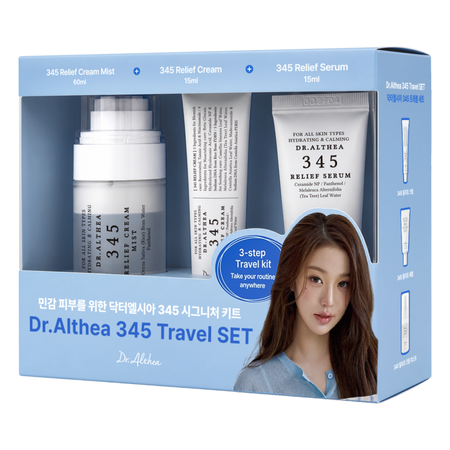 Zestaw podróżny linii 345 - uszkodzone opakowanie (345 Travel Kit Wonyoung Exclusive) Dr. Althea