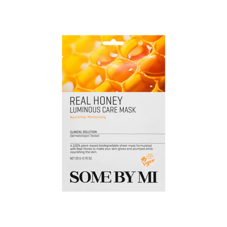 Maska w płachcie z miodem (Real Honey Luminous Care Mask) SOME BY MI 