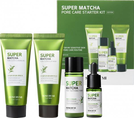 Zestaw miniatur z matcha (Super Matcha Pore Care Starter Kit) SOME BY MI