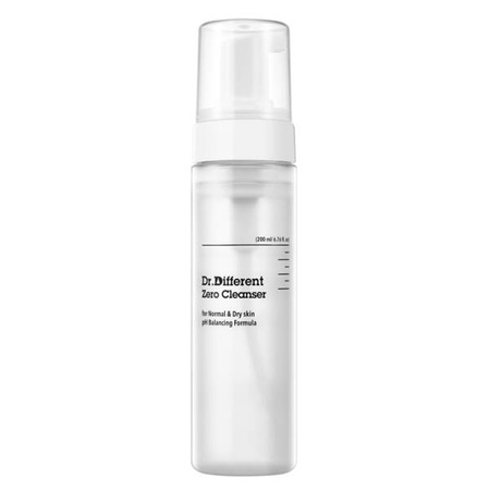 Hipoalergiczna pianka do mycia twarzy - uszkodzone opakowanie (Zero Cleanser for Normal & Dry Skin) Dr.Different