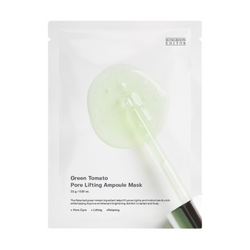 Wygładzająca maska w płachcie zwężająca pory (Green Tomato Pore Lifting Ampoule Mask) Sungboon Editor