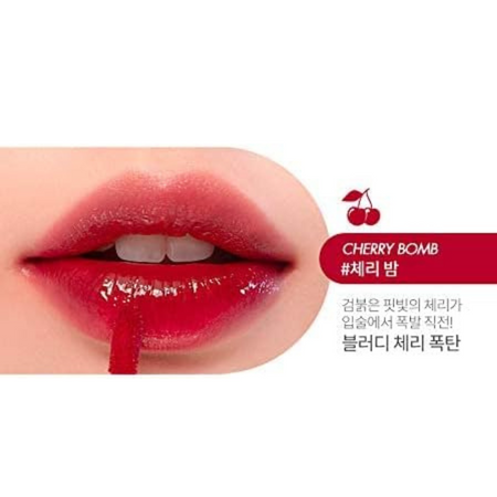 Tint do ust (Juicy Lasting Tint 12 Cherry Bomb) Rom&nd