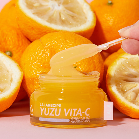 Rozjaśniający krem do twarzy ( Yuzu Vita C Cream) LalaRecipe