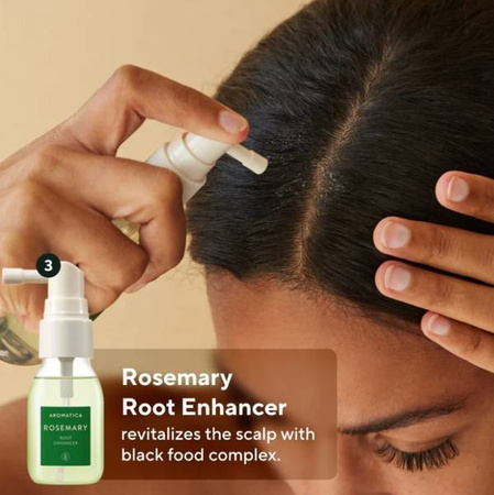 Zestaw miniatur do włosów i skóry głowy (Rosemary Scalp Trial Kit) Aromatica