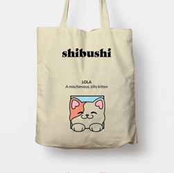 Urocza torba eko na zakupy kotek Lola (Shopping Bag Lola) shibushi