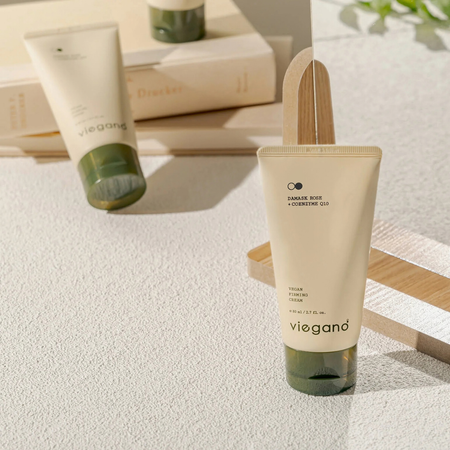 Ujędrniający krem do twarzy (Damask Rose + Coenzyme Q10 Vegan Firming Cream) viegano