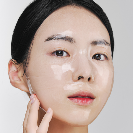 Kojąca maska kolagenowa do twarzy (Green Tea Cica Collagen Gel Mask) NACIFIC