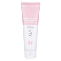 Pianka do mycia twarzy z kwasami AHA i BHA (White In Milk Whipping Foam) G9Skin