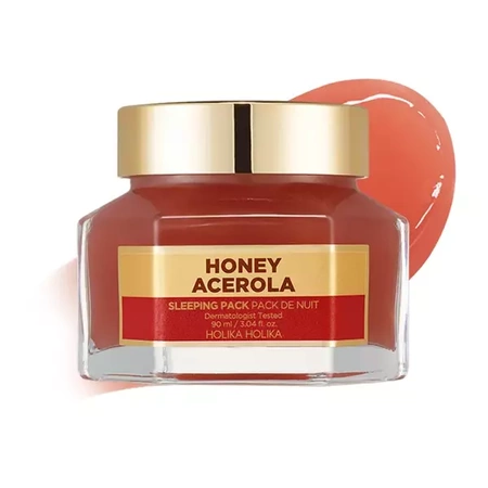 Całonocna maseczka z miodem i acerolą (HONEY SLEEPING PACK ACEROLA) Holika Holika