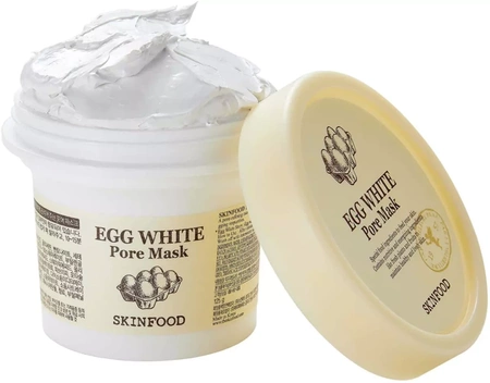 Zmywalna maseczka z białkiem jaja kurzego (Egg White Pore Mask) Skinfood