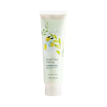 Pianka do mycia twarzy z zieloną herbatą (Green Tea Calming Cleansing Foam) It's Skin.