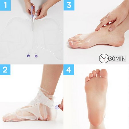 Złuszczająca maska na stópy (Soft Foot Peeling Socks) A'Pieu