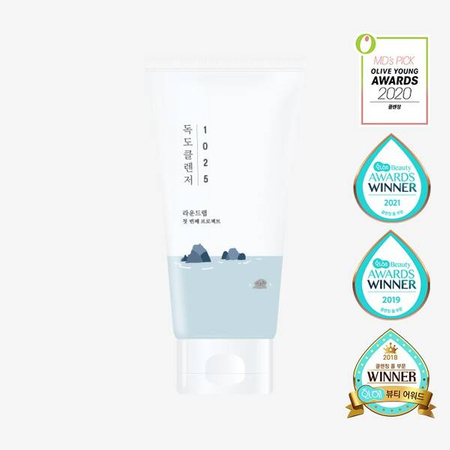 Odżywcza pianka myjąca do twarzy (Renewal 1025 Dokdo Cleanser) Round Lab