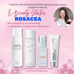Zestaw startowy dla skóry naczynkowej/ z rumieniem/ trądzikiem różowatym (K-Beauty Starter ROSACEA)