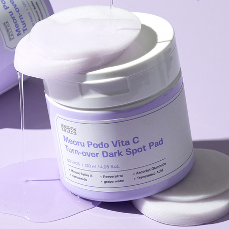 Rozjaśniające płatki z witaminą C (Meoru Podo VitaC Dark Spot Pad 60pcs) Sungboon Editor