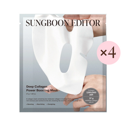 Zestaw 4 szt. Liftingujących masek kolagenowych (Deep Collagen Power Boosting Mask 37g x 4 szt.) Sungboon Editor
