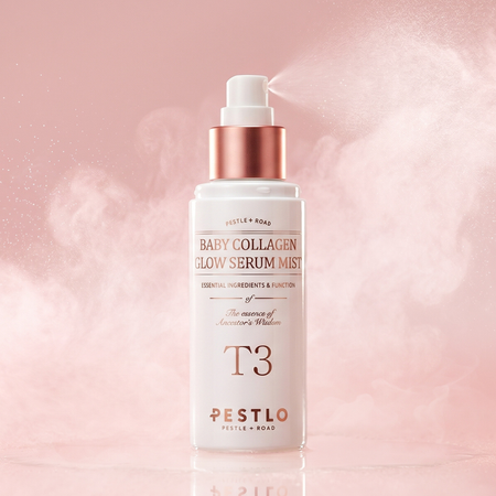 Kolagenowe serum w mgiełce (T3 Baby Collagen Glow Serum Mist) Pestlo
