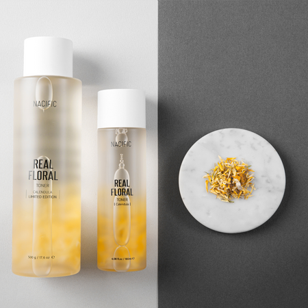 Tonik z płatkami i ekstraktem z nagietka (Real Floral Toner Calendula) NACIFIC