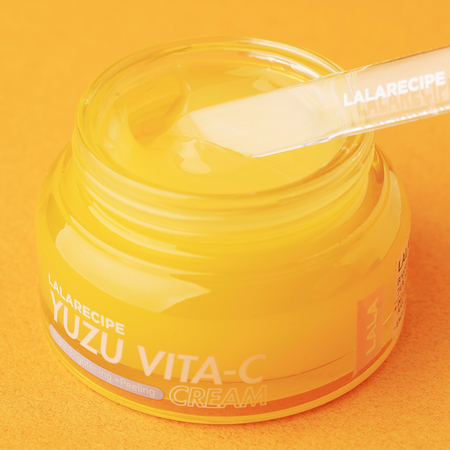 Rozjaśniający krem do twarzy ( Yuzu Vita C Cream) LalaRecipe