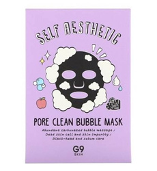 Oczyszczająca maseczka bąbelkująca (Self Aesthetic Pore Clean Bubble Mask) G9Skin