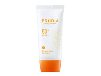 Tonujący krem przeciwsłoneczny do twarzy SPF50+ PA+++ (Tone Up Base Sun Cream SPF50+ 50 g) Frudia