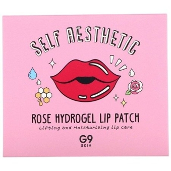 Hydrożelowa maseczka na usta z ampułką (G9skin Self aesthetic rose hydrogel lip patch) G9Skin