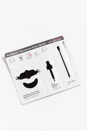 3-etapowy zestaw na rozszerzone pory i zaskórniki (Blackhead & Blackmask Home Spa Kit) Wish Formula