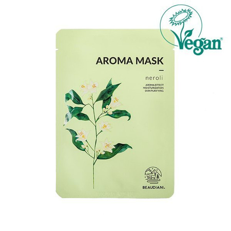Aromaterapeutyczna maska w płachcie z neroli (AROMA MASK NEROLI) Beaudiani