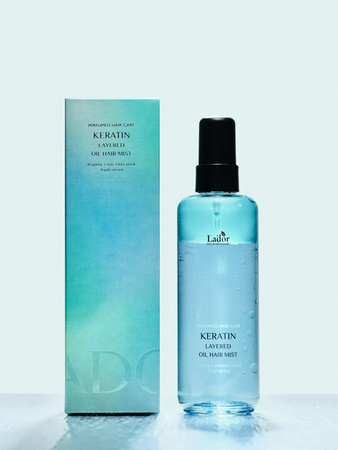 Dwufazowa mgiełka do włosów (Keratin Layered Oil Hair Mist) La'dor