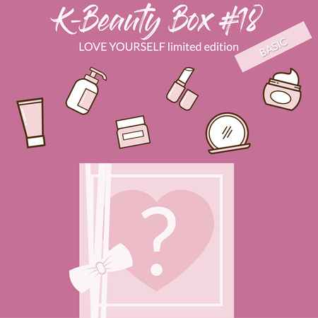 K-BEAUTY BOX LOVE YOURSELF #18 BASIC - limited edition