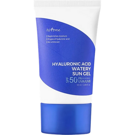 Krem-żel przeciwsłoneczny z hialuronianem sodu SPF50+ PA++++ (Hyaluronic Acid - Watery Sun Gel SPF50+/PA++++) Isntree