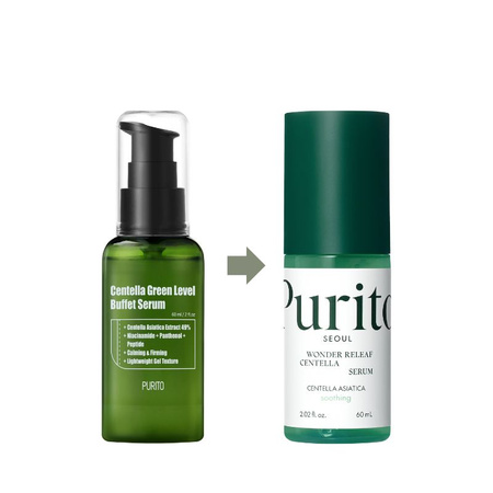 Odżywcze serum z Centella Asiatica (Centella Green Level Buffet Serum 60 ml) Purito